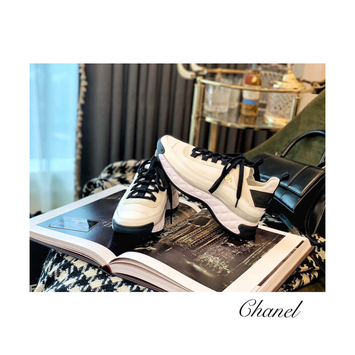 Chanel Velve Calfskin Mixed Fibers Sneakers G35617