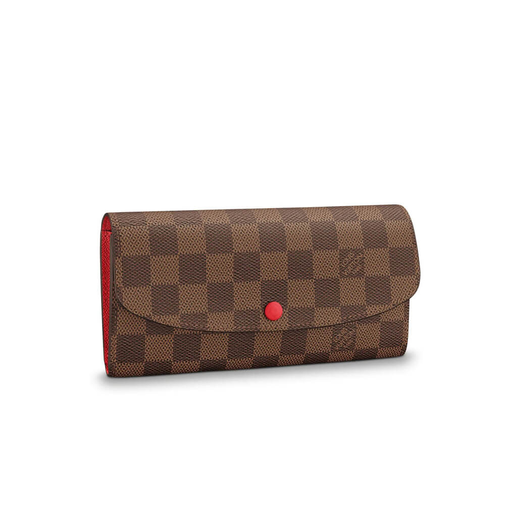 Louis Vuitton Damier Ebene Emilie Wallet N60214 N63544