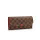 Louis Vuitton Damier Ebene Emilie Wallet N60214 N63544