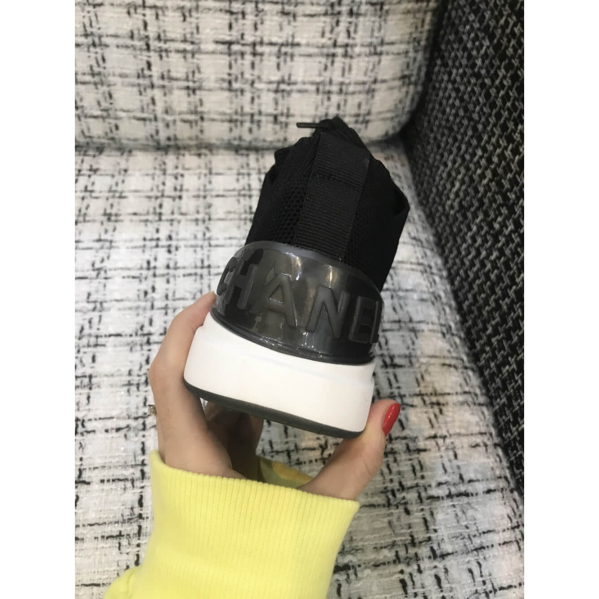 Chanel Mixed Fibers Sneakers G35549