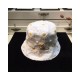 Chanel Flower and Lace Fedora Hat D011