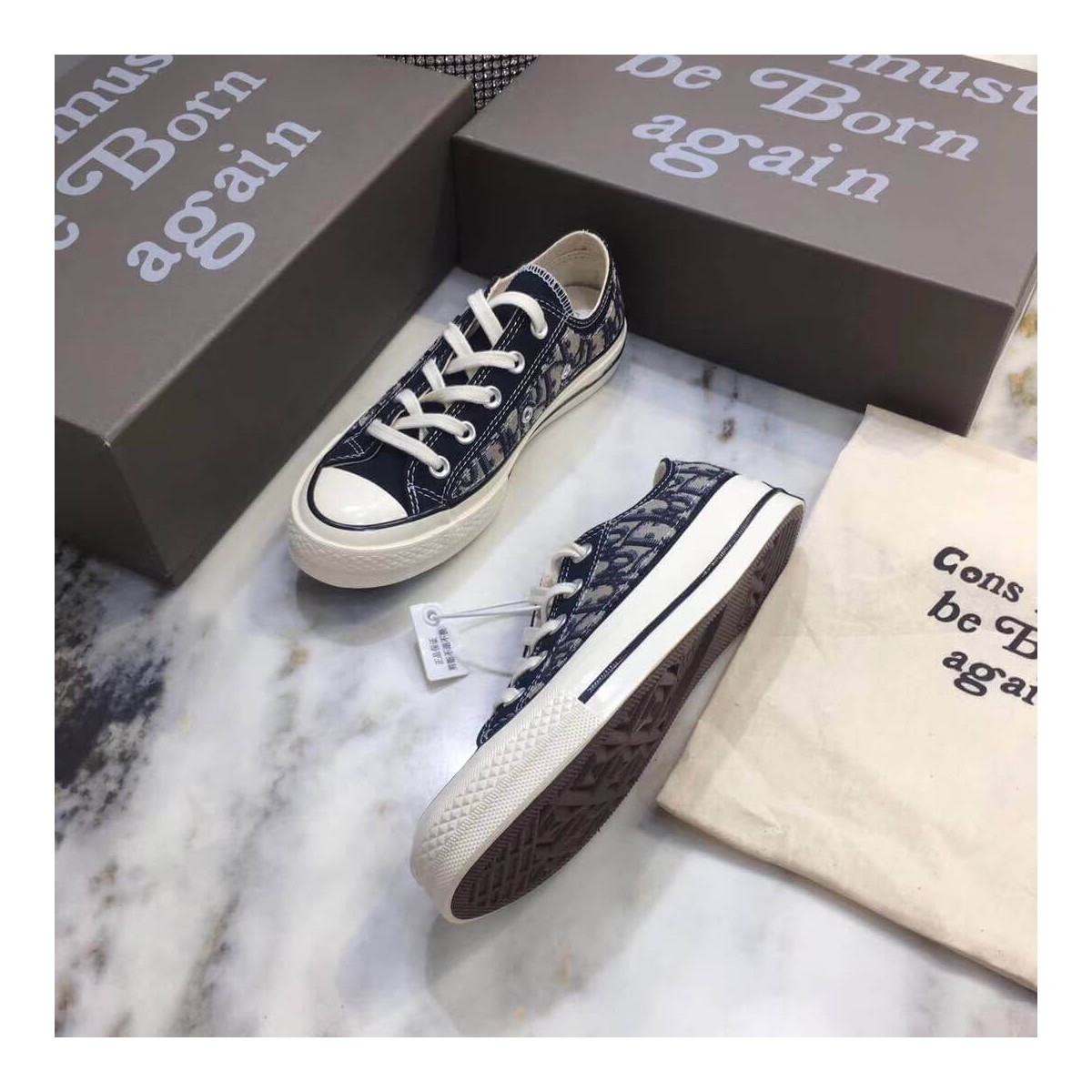 Dior X Converse B23 Low-Top Sneakers 3SN249