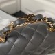 Chanel Mini Flap Bag With Metal Top Handle AS2431