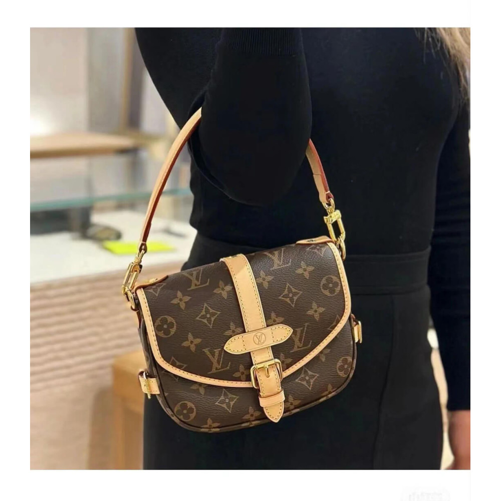 Louis Vuitton Monogram Canvas Saumur BB Bag M46740