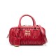 Miu Miu Arcadie Matelasse Nappa Leather Bag 5BB148 Red