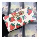 Gucci Zumi Strawberry Print Zip Around Wallet 570661