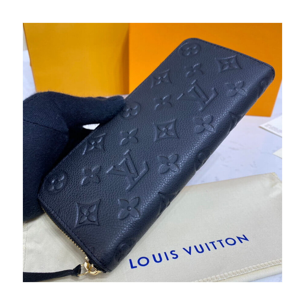 Louis Vuitton Monogram Empreinte Leather Clemence Wallet M60171