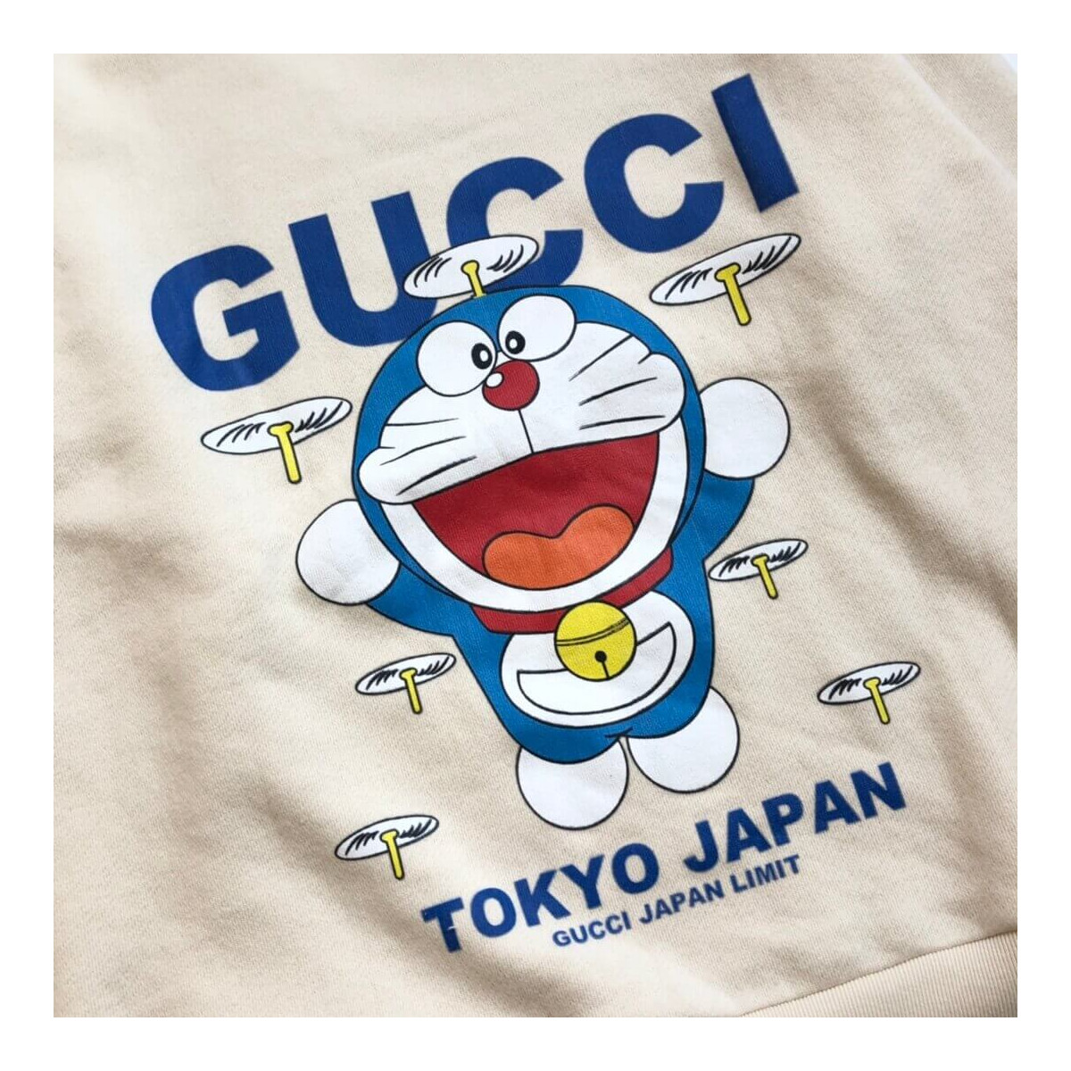 Gucci Embroidered Doraemon Logo Sweatshirt 617965