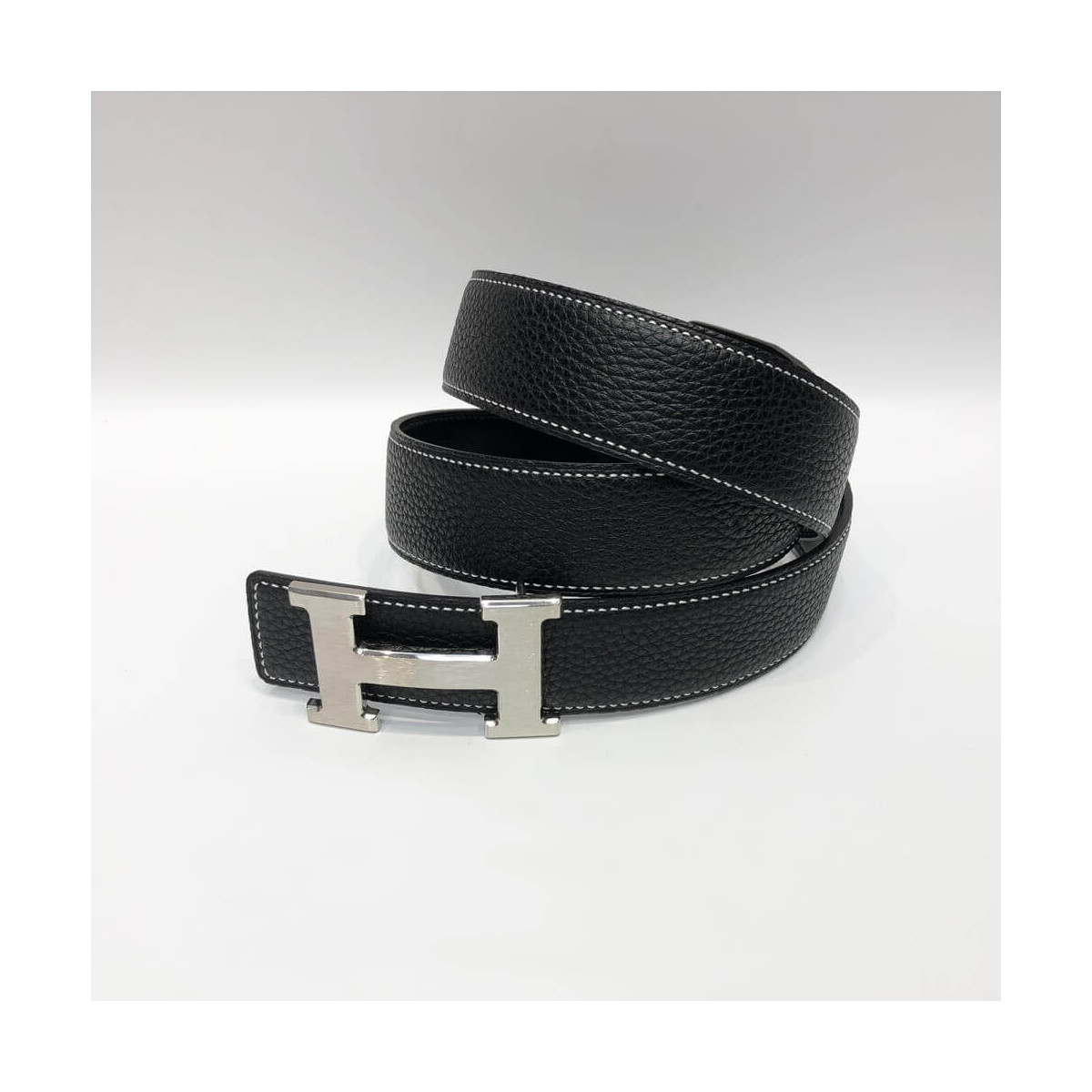 Hermes H Belt Buckle &amp; Reversible Leather Strap 38 mm HB02