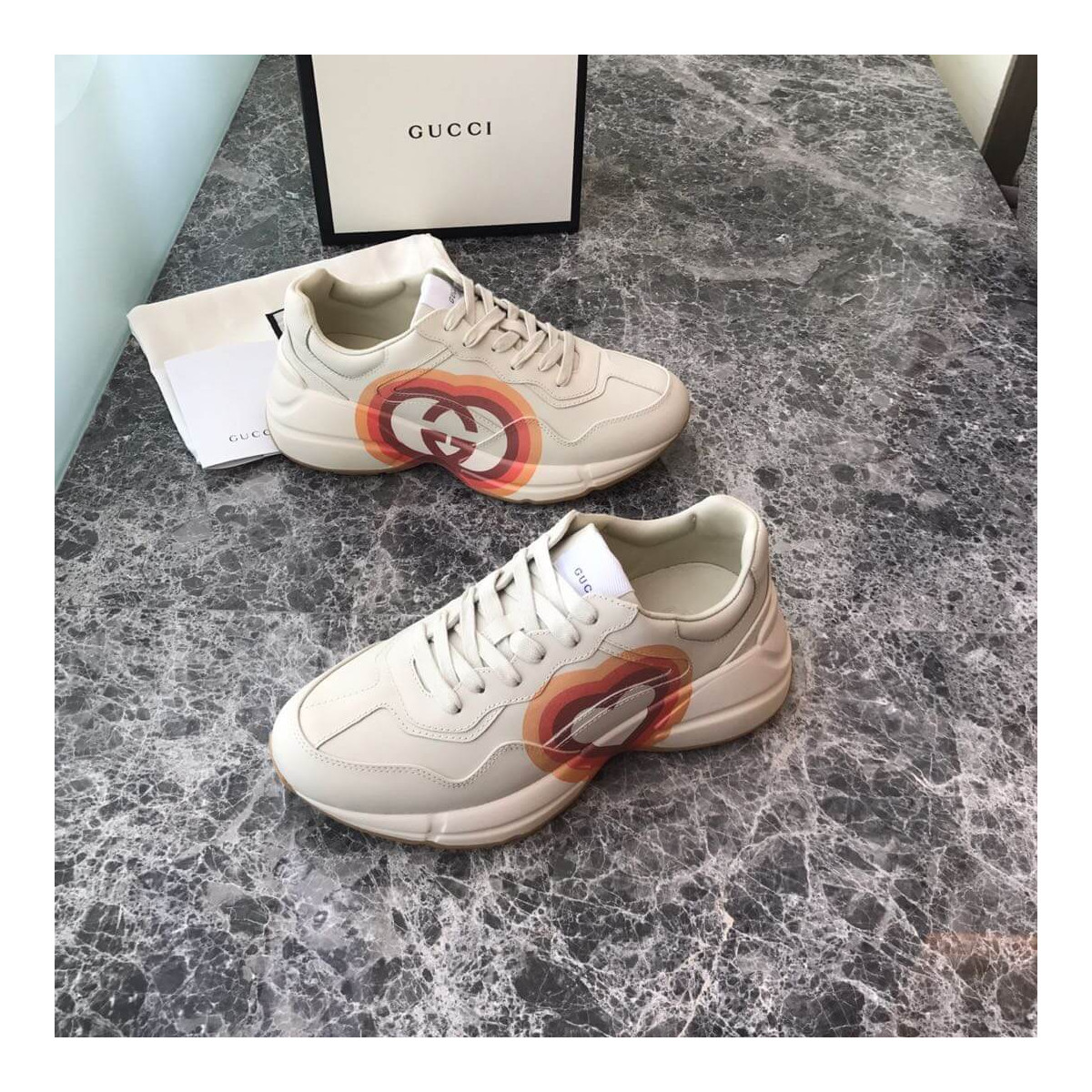 Gucci Rhyton Sneaker With Interlocking G 550049