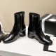 Chanel Heel 5cm Interlocking CC Logo Short Boots G36308