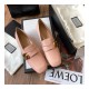 Gucci Leather Loafer with Double G 602496 Pink