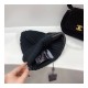 Prada Logo Rib-Knit Beanie Hat 2HC139