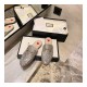 Gucci Princetown Glitter Silver Slipper 432773