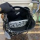 LV x YK Neonoe MM Bag M21753 Black/White