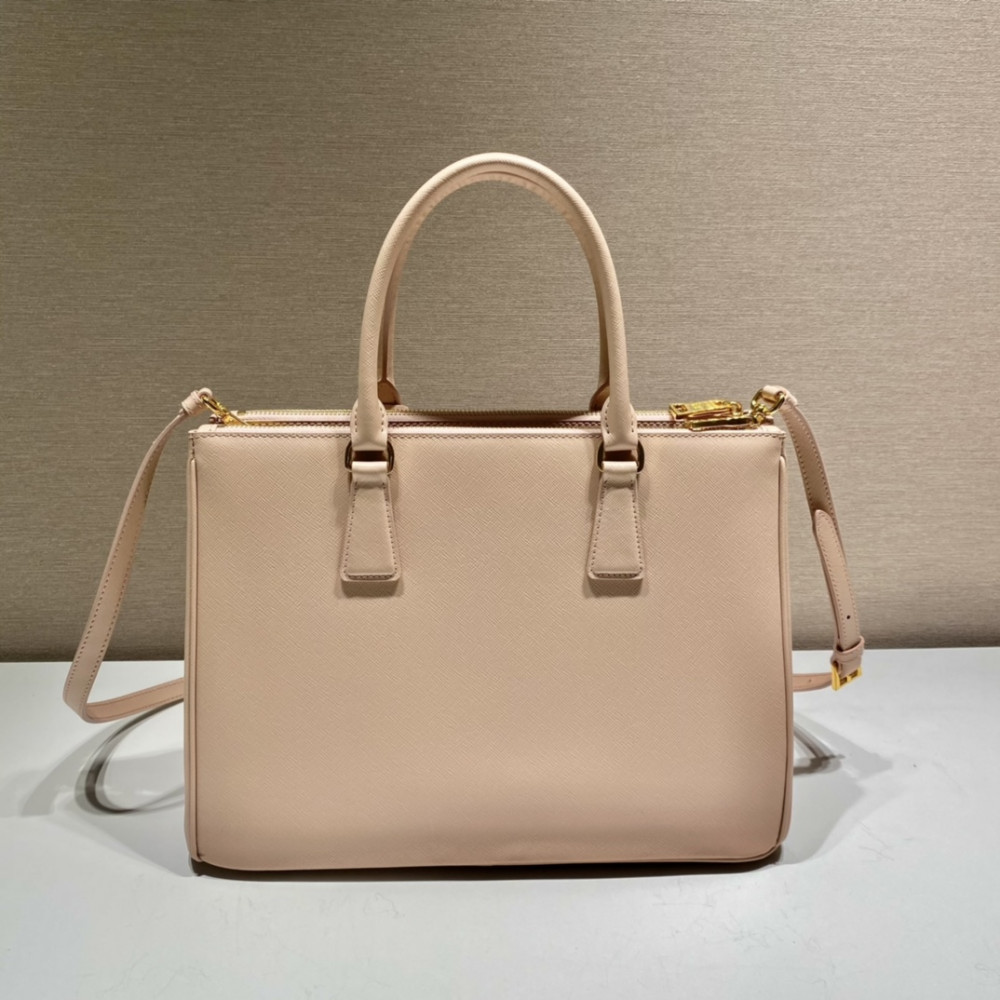 Prada Galleria Nude Medium Saffiano Leather Bag 1BA863