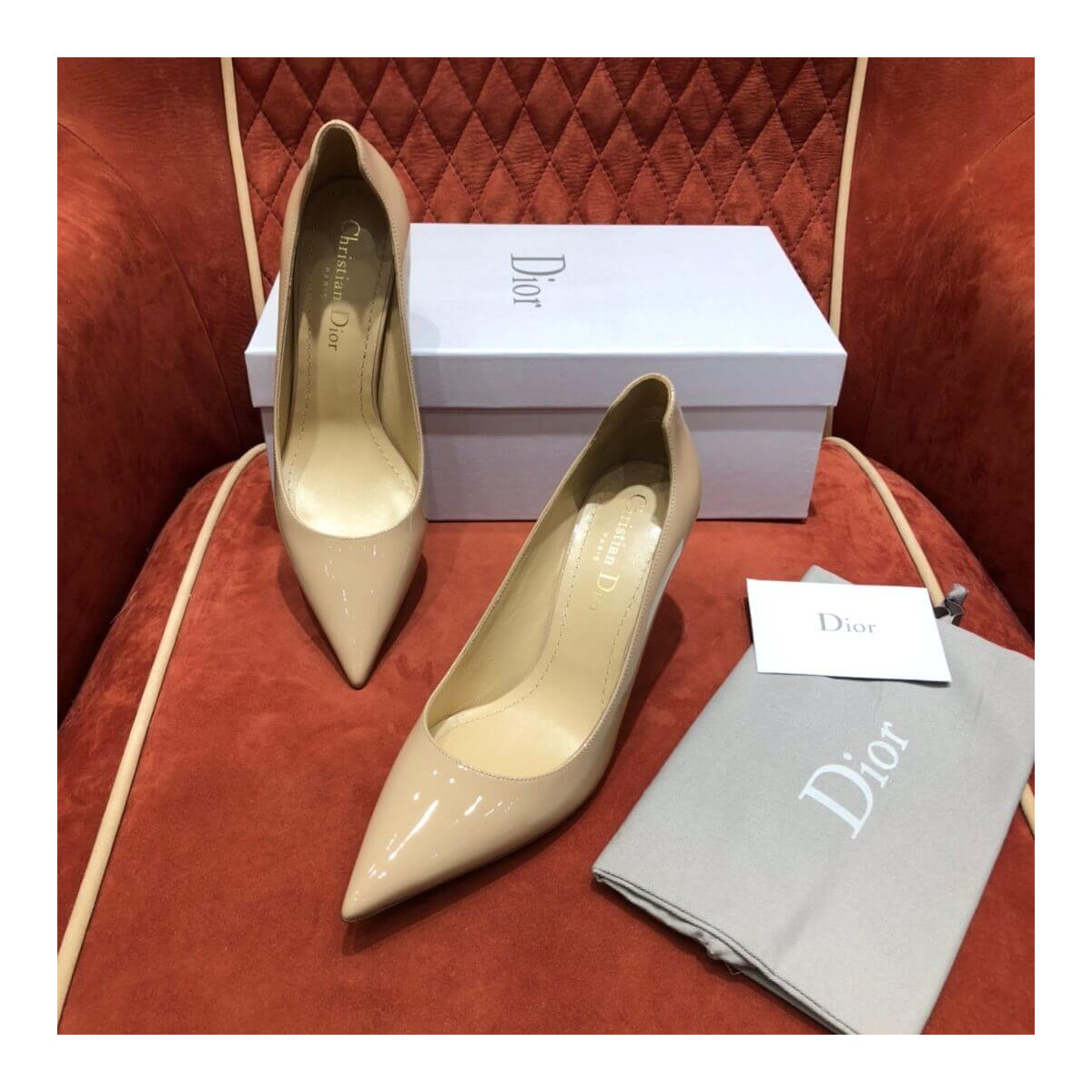 Dior D-Moi Pump Patent Calfskin P479