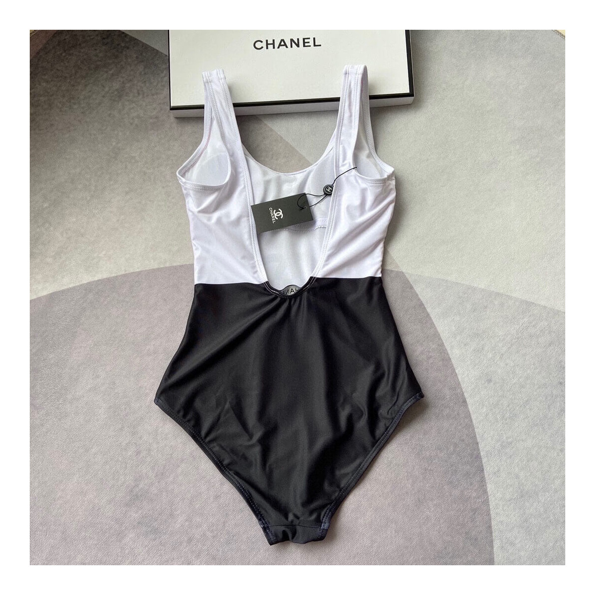 Chanel CC Logo One Piece Swimsuit P62751