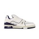 Louis Vuttion LV Trainer Sneaker Navy Blue 1ABFAG