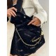 Chanel 22 Small Handbag Velvet with Sequins AS3260