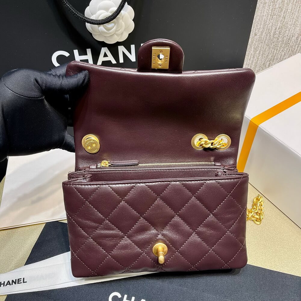 Chanel Lambskin Small Flap Bag AS3393