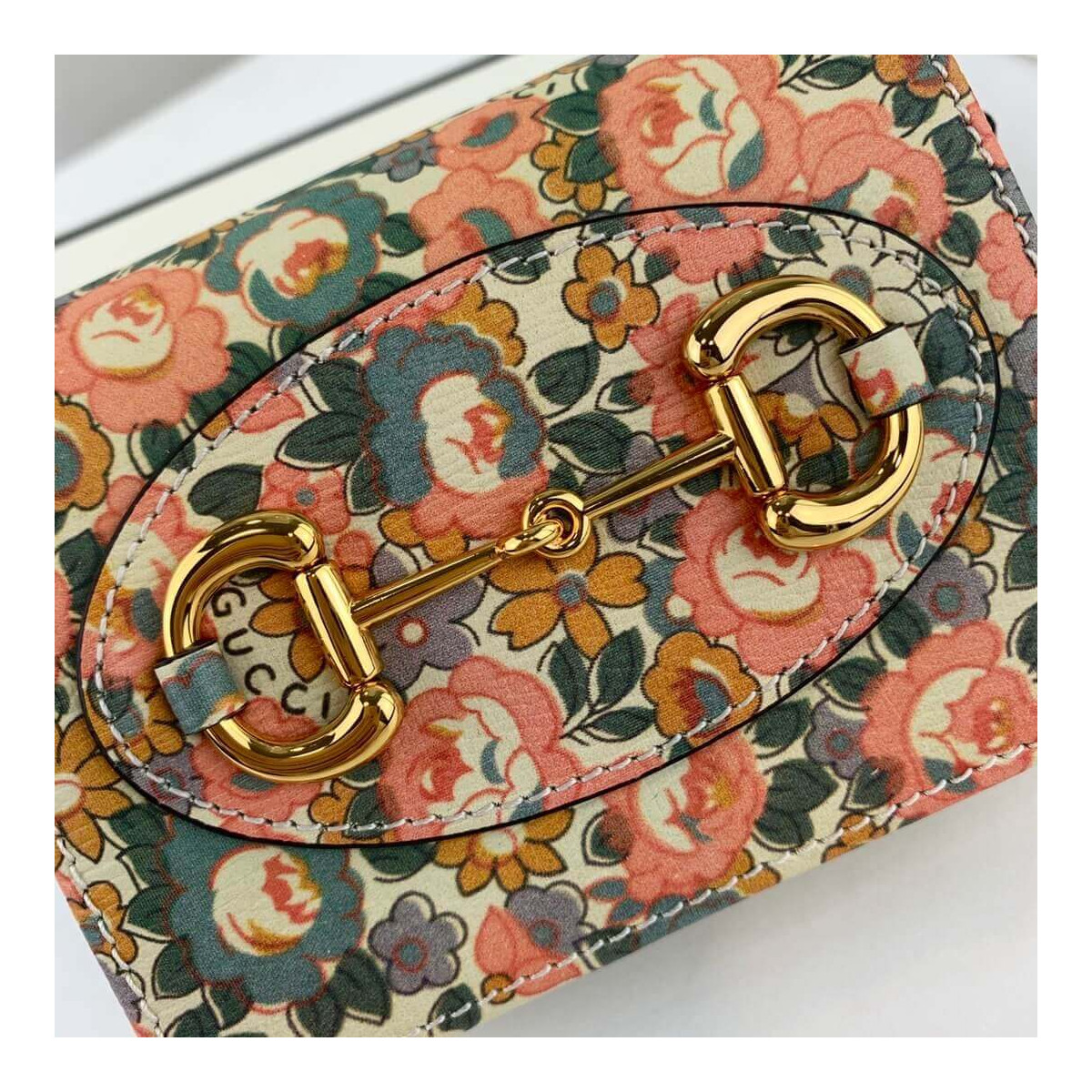 Gucci Horsebit 1955 Liberty London Card Case 621887