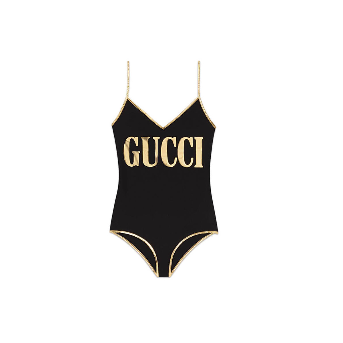 Gucci Stretch Fabric Swimsuit With Gucci Print 574126