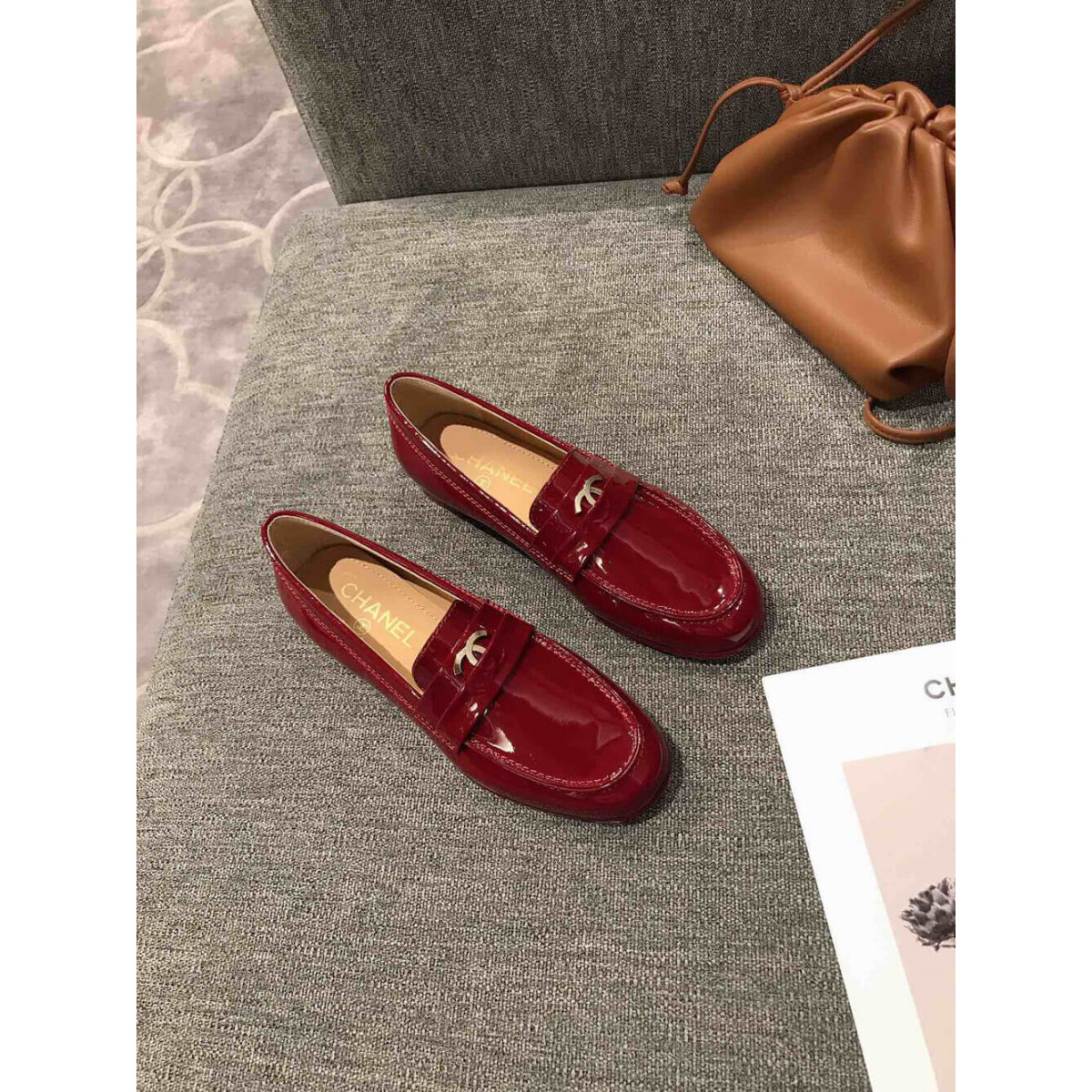 Chanel Patent Leather Loafers G35631