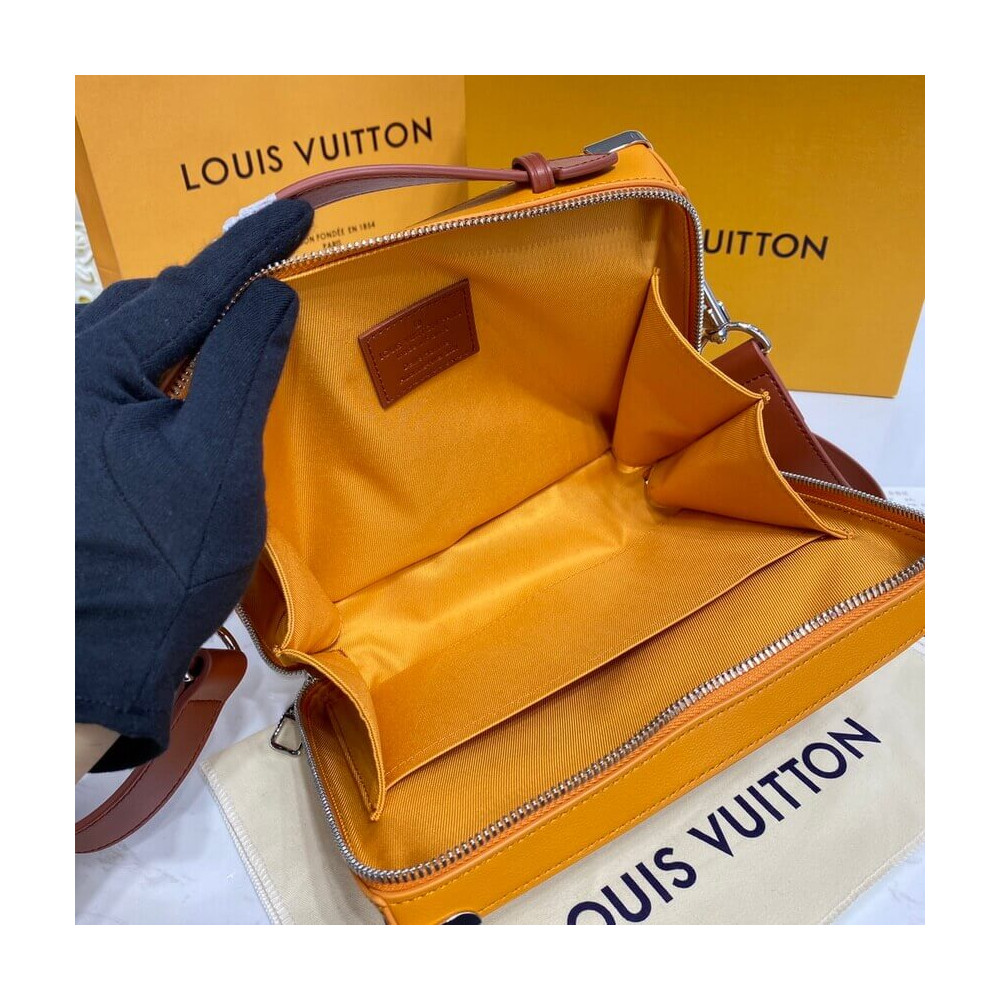 Louis Vuitton LVxNBA Orange Leather Handle Trunk M45785