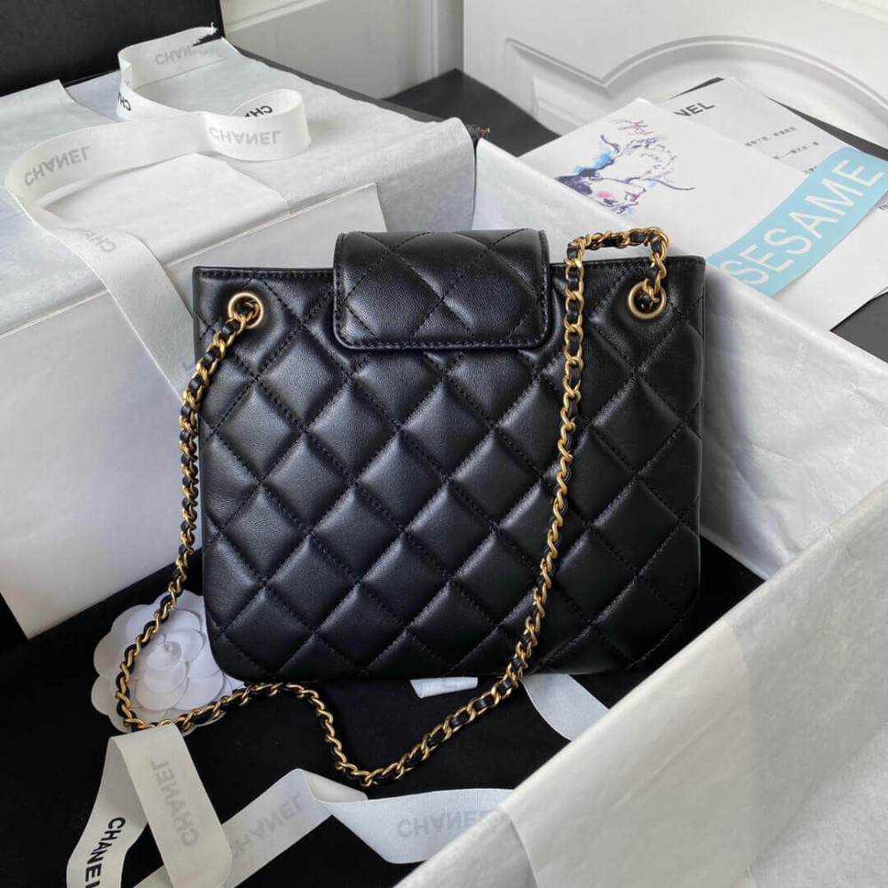 Chanel 24C Quilted Lambskin Shoulder Bag AS4596