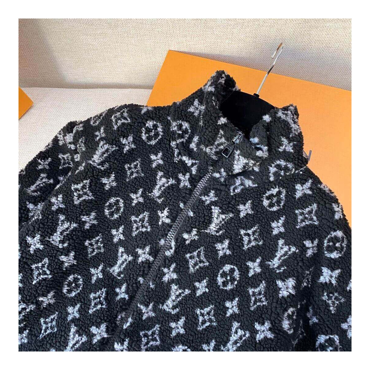 Louis Vuitton Monogram Jacquard Fleece Jacket