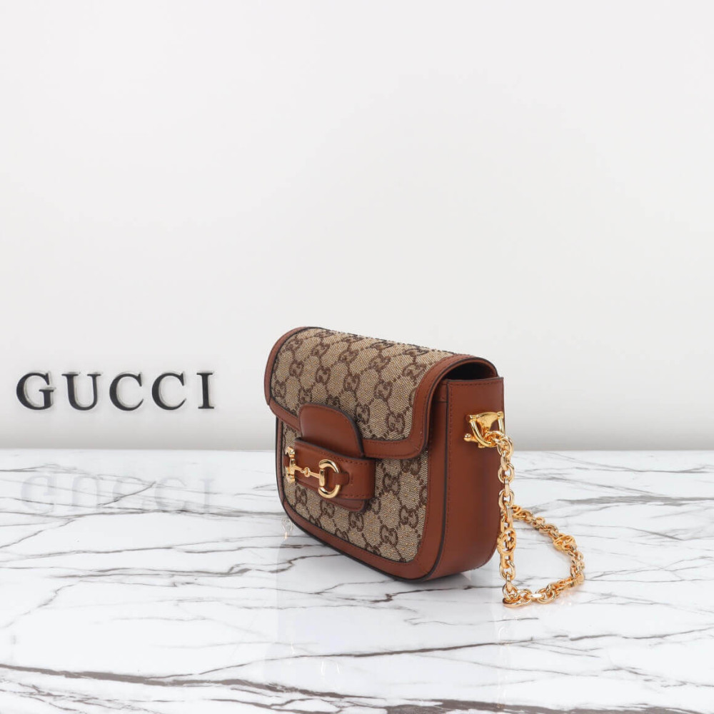 Gucci Horsebit 1955 Crystals Mini Bag 675801