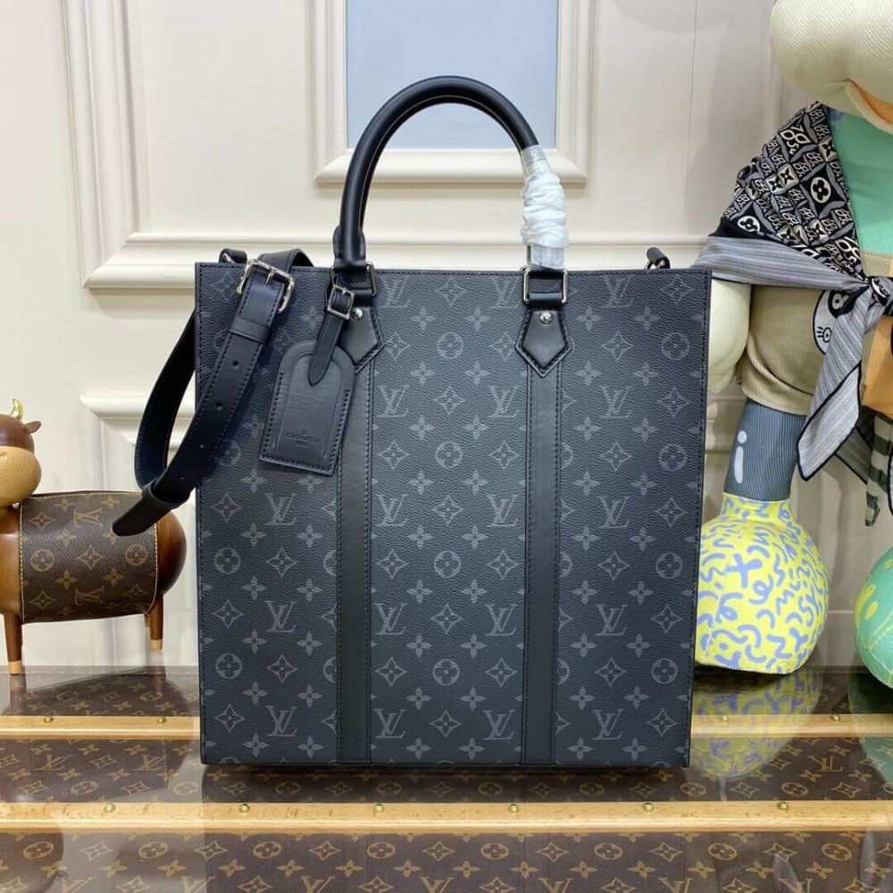 Louis Vuitton Monogram Eclipse Canvas Sac Plat M46452