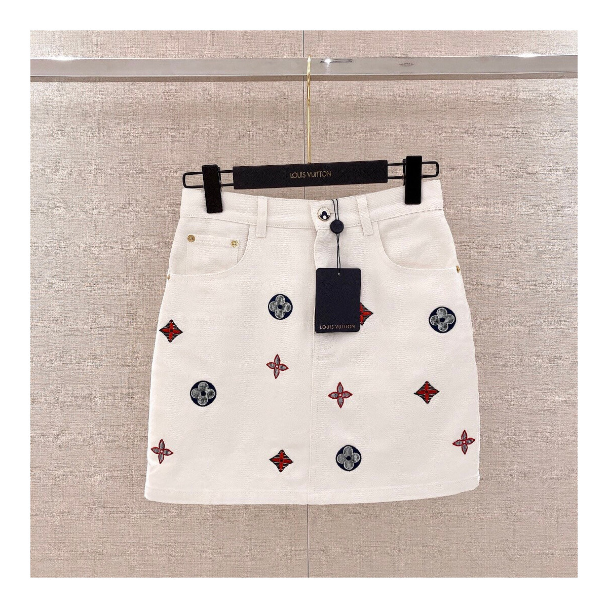 Louis Vuitton Multicolor Monogram Mini Skirt 1A9UNG