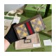 Gucci Geometric Motifs Ophidia Zip Around Wallet 523154