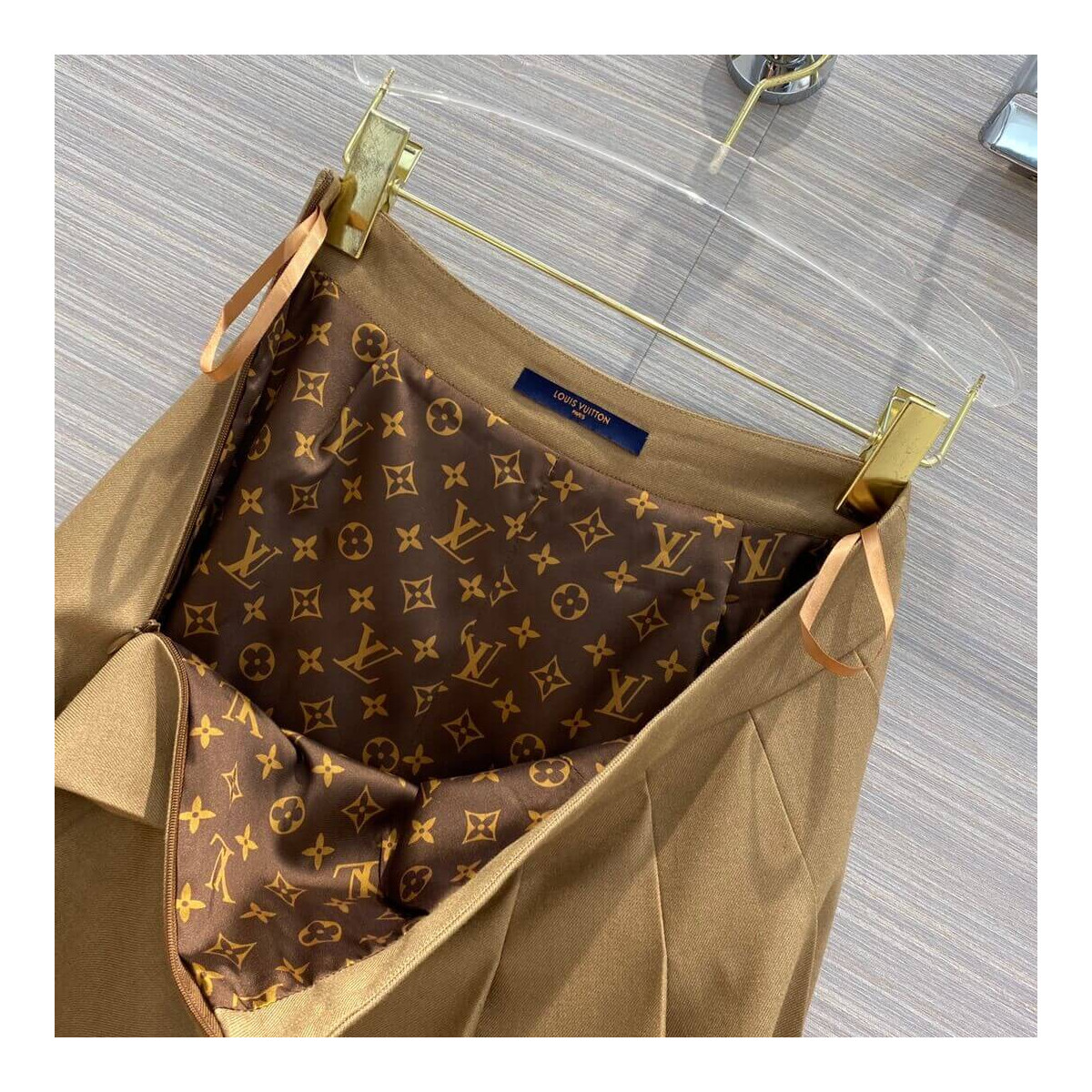 Louis Vuitton A-Line Mini Skirt 1A605K