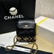 Chanel Small Backpack in Black Calfskin AS4275