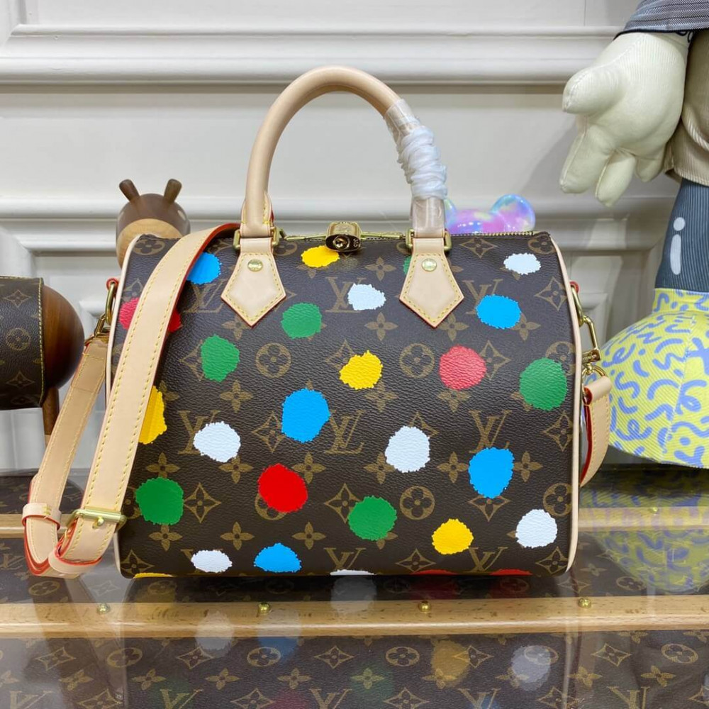 Louis Vuitton Yayoi Kusama Speedy Bandouliere 25 M46433