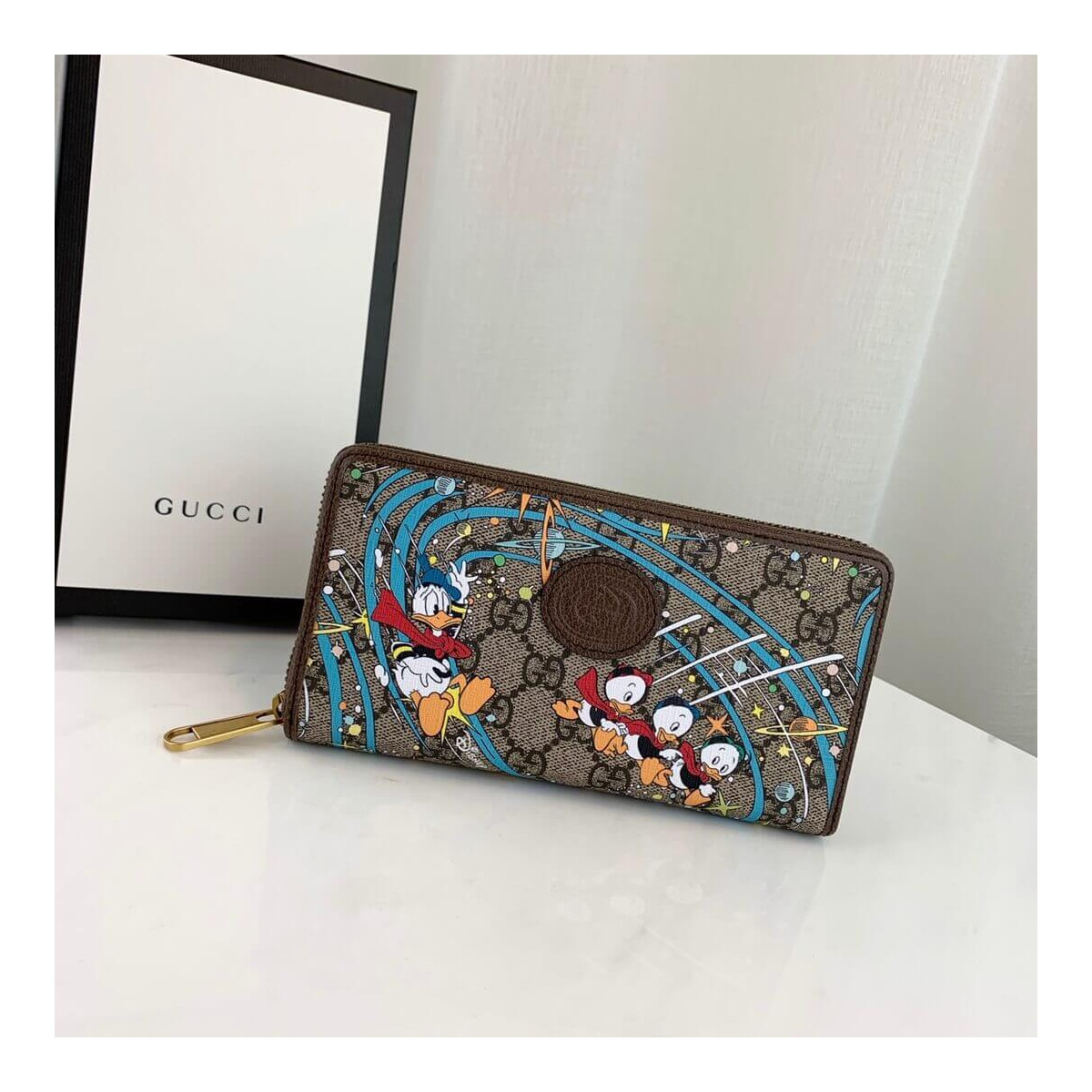 Disney x Gucci Donald Duck Zip Around Wallet 647940