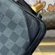 Louis Vuttion Damier Graphite Canvas Trio Messenger Bag N40519