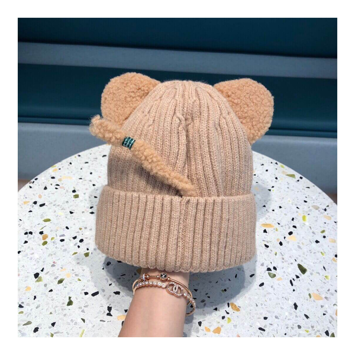 Chanel Cat Ears Wool Hat D016