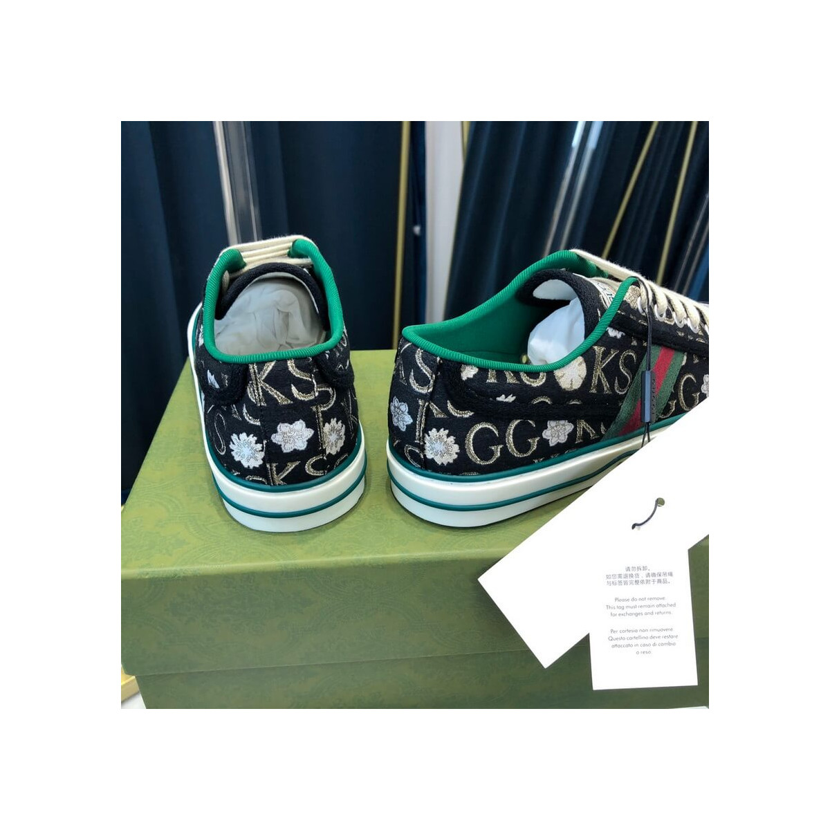 Gucci Ken Scott Print Tennis 1977 Sneaker 645279