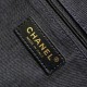 Chanel Calfskin Quilted Logo Maxi Bowling Bag AS3718