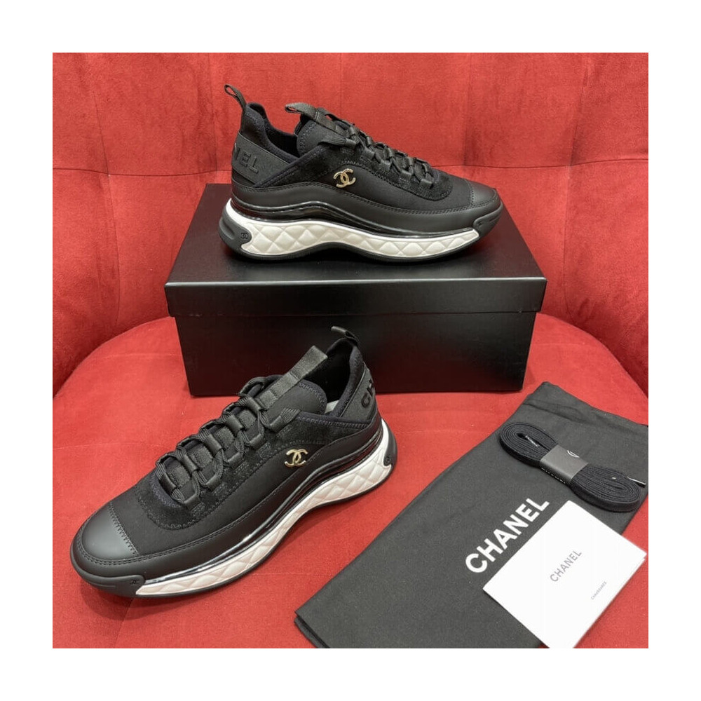 Chanel Velvet Calfskin Sneakers G35617