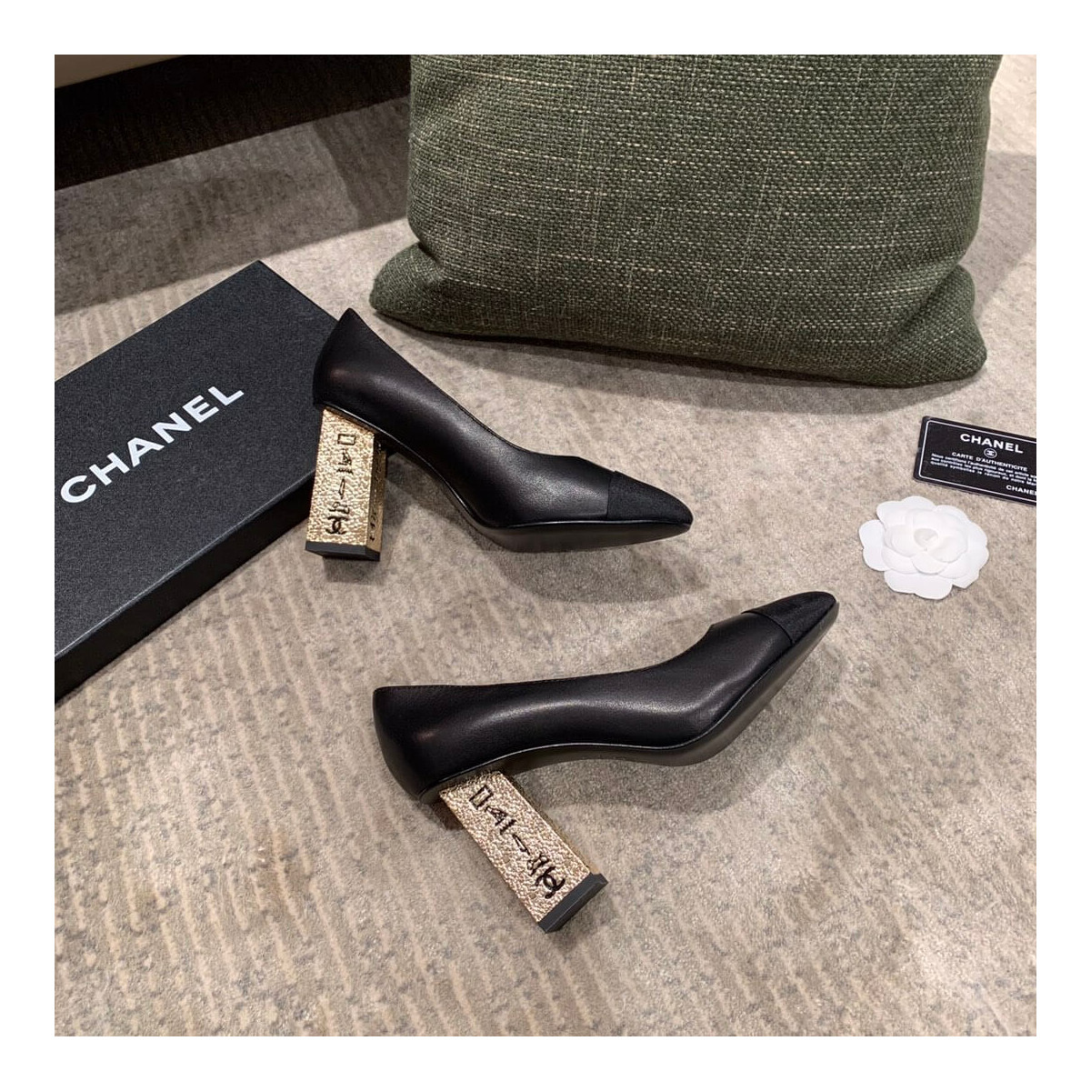 Chanel Egypt Inspires 8.5cm Heel Pumps G35534