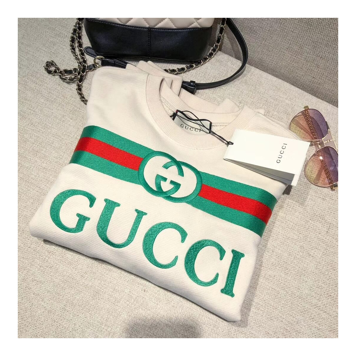 Gucci Oversize Sweatshirt With Gucci Logo 469250