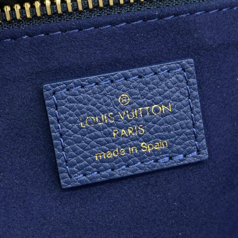 Louis Vuitton Monogram Empreinte Neverfull MM M46514 Blue