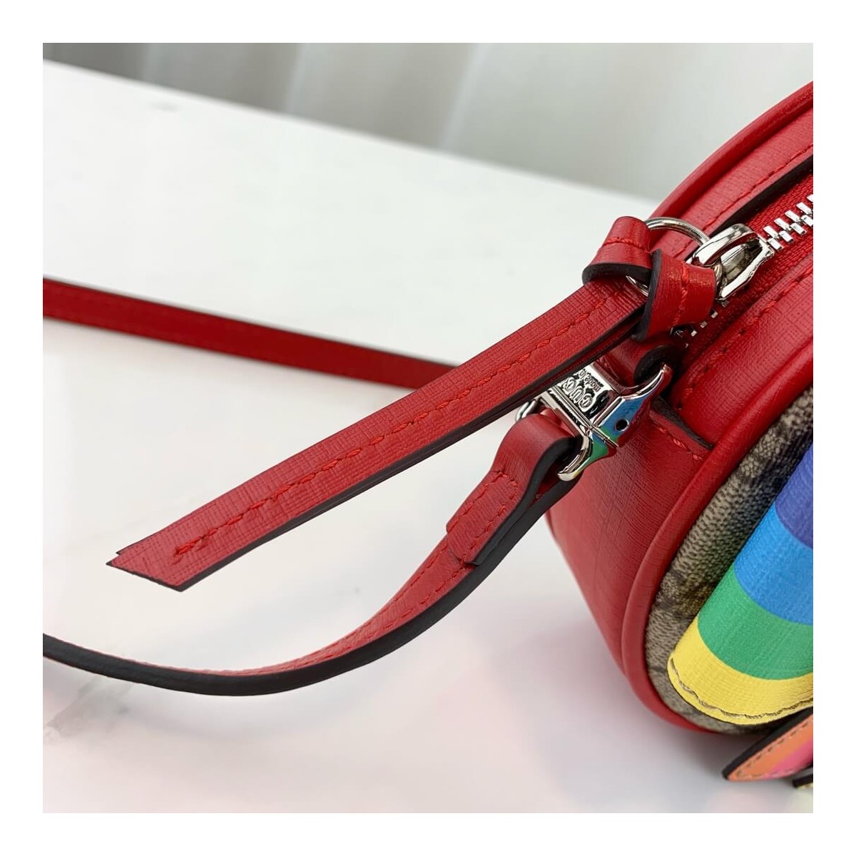 Gucci Children&#039;s Check Bow GG Messenger 478294