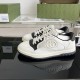 Gucci MAC80 Interlocking G Leather Sneakers White/Black 747914