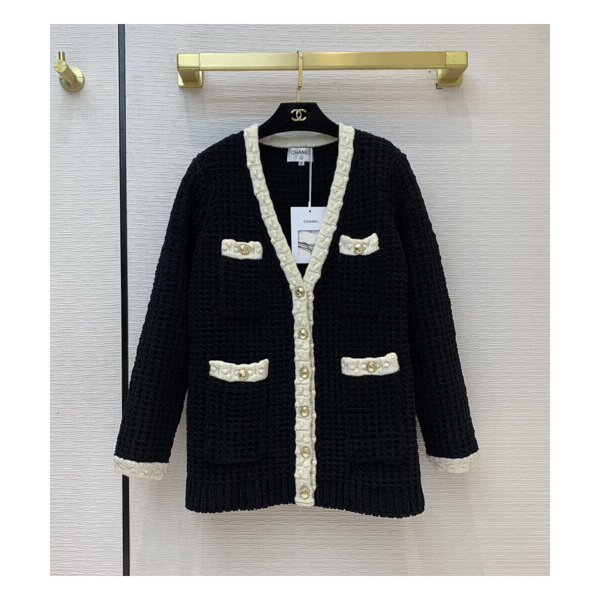 Chanel Wool Tweed Jacket A85786